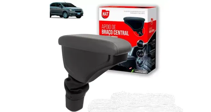 Apoio Suporte Descanso de Braço + Porta Objetos para o Ford Ka Hatch Sedan 2015 - 2021 -