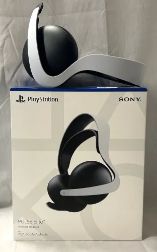 Headset Gamer Sony PlayStation Pulse Elite Sem fio para PS5 USB e P2 Branco