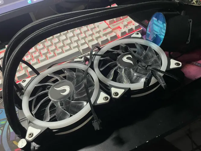 Water Cooler Rise Mode 240mm RGB - Nunca usado - Ainda com lacre
