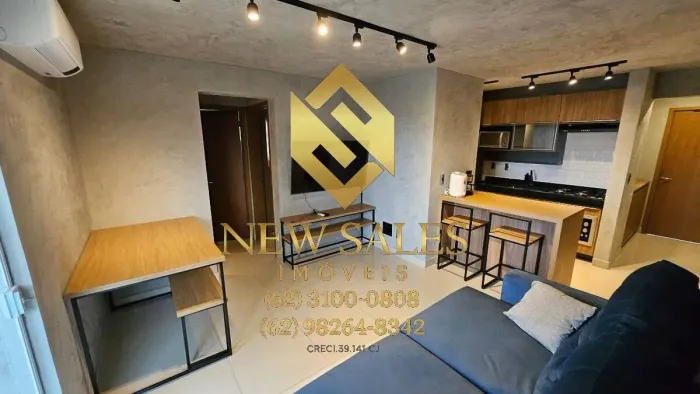 Apartamento mobiliado- 2 quartos, 1 suíte, 68m², 1 vaga- Vila Rosa