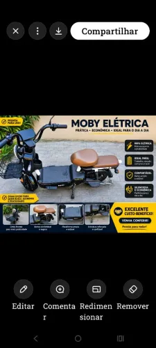 Bike elétrica muito nova