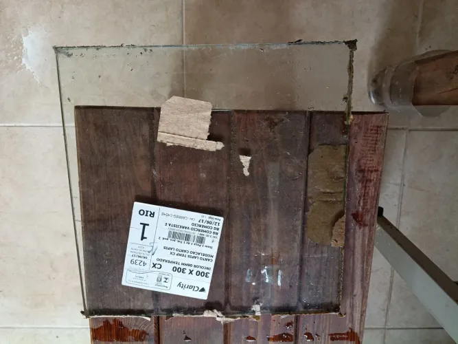 Prateleiras de vidro temperado 3 peças