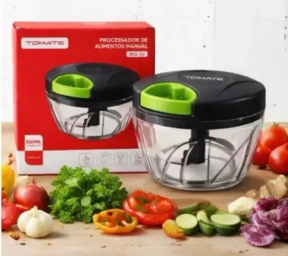 Processador de Alimentos Manual Tomate 500ml - Praticidade e Rapidez
