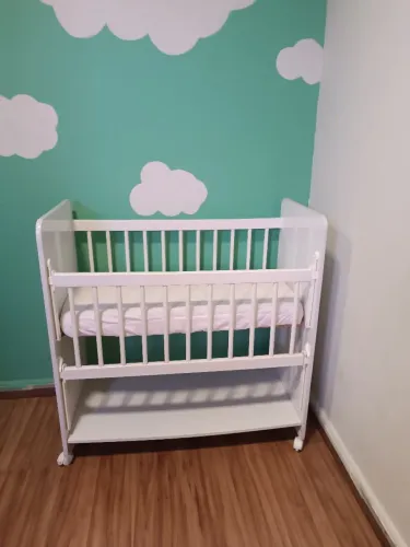 Mini berço com colchão 