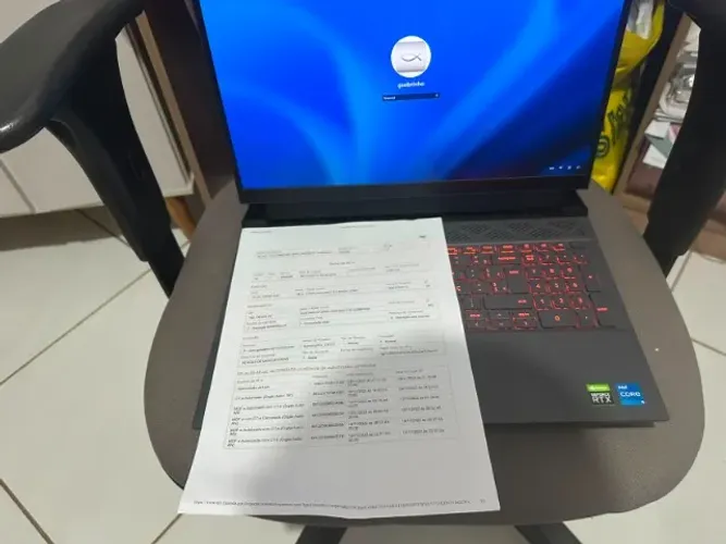 Notebook Gamer Dell G15 - i5, 24GB de RAM, RTX 3050 4GB