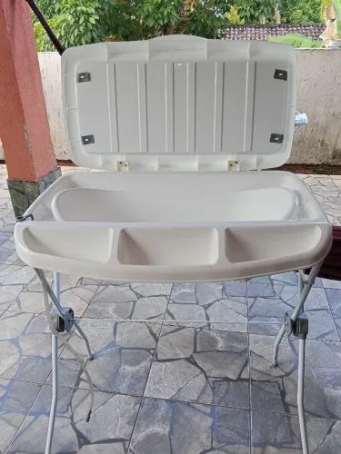 Banheira com trocador