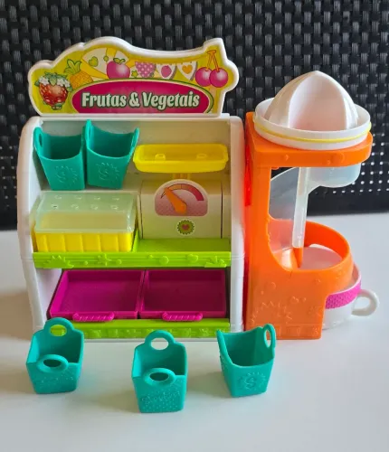 Shopkins- Banca de Vegetais e Frutas | Brinquedo Dtc Usado...