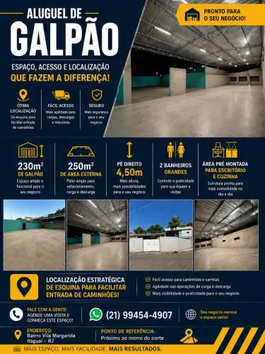 Galpão Aluguel ótima localização 