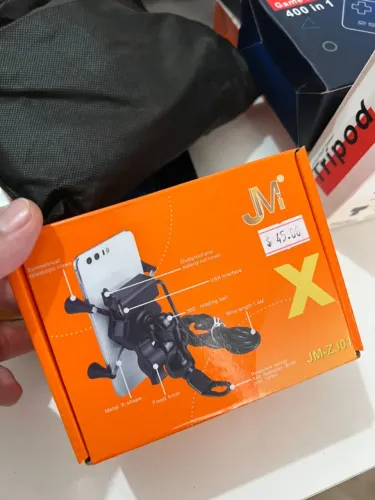 Suporte de Celular para Moto - Garra - com Carregador Usb