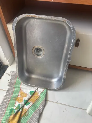 Cuba de pia inox