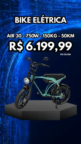 Bicicleta Elétrica Air 30 - Movi - Nova