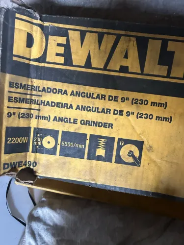 Esmerilhadeira Angular DeWalt DWE490-B2 9? (230 mm) - 2200W - 220V