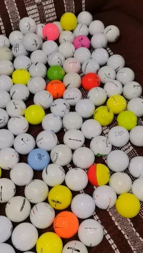 Lote 100 Bolas de Golfe - Marcas Variadas