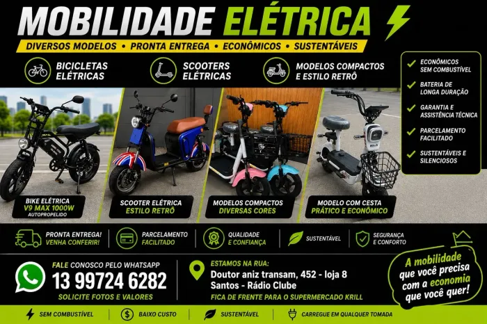 Scooter elétrica vários modelos 