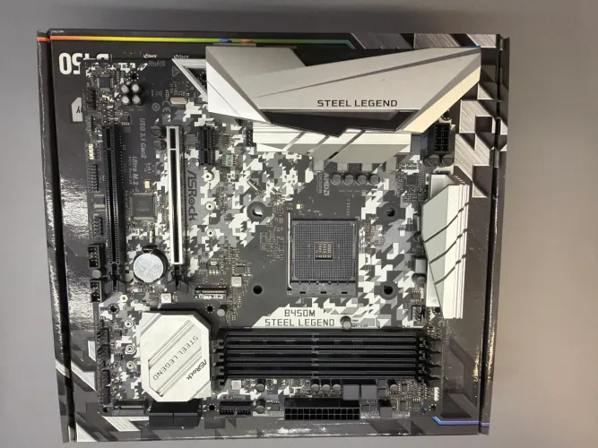 Placa Mãe ASRock B450M Steel Legend, Chipset B450, AMD AM4, mATX, DDR4