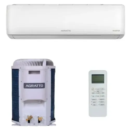 AR CONDICIONADO AGRATTO 12000 BTUS INVERTER JA INSTALADO + MATERIAL