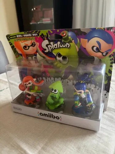 Amiibo Splatoon 3 pack - NOVO