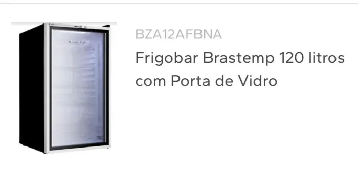 Frigobar usado muito barato