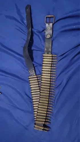 Cinto de Bala Dourado