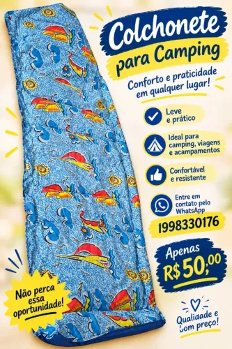 Colchonete para acampar