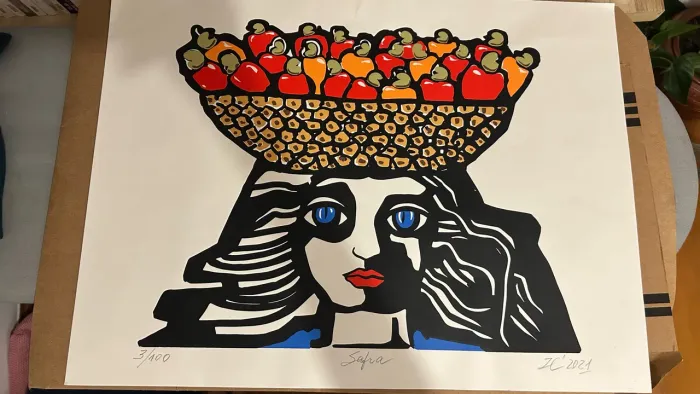 Gravura do artista plastico Cearense José Tarcísio