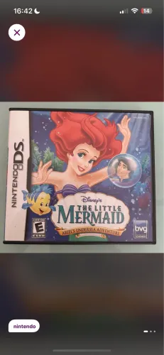 Fita DS Nintendo The little mermaid 