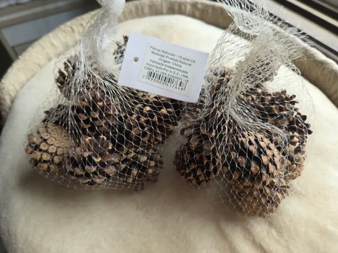 Mini Pinhas Para Artesanato e decoração de Natal 28 u