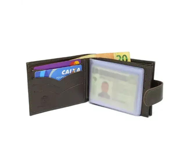Carteira masculina couro FALCUSSI