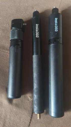 Pau de selfie invisível 2m insta 360. + Suporte parado + Bullet Time