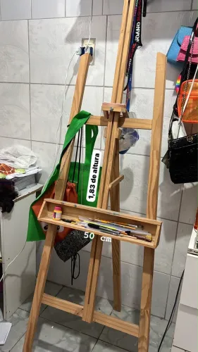 Cavalete de Madeira para Pintura