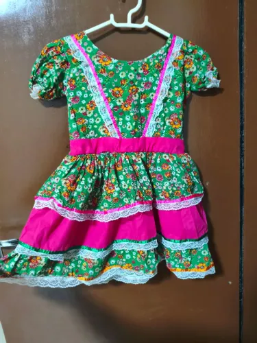 Vestido de são João infantil (festa junina)