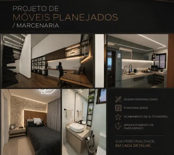 Projeto de Móveis Planejados / Marcenaria