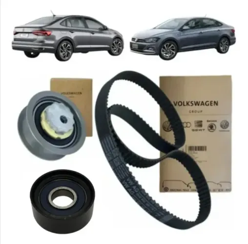 Kit Correia Dentada + Polia + Tensor Vw Virtus 1.0 EA211