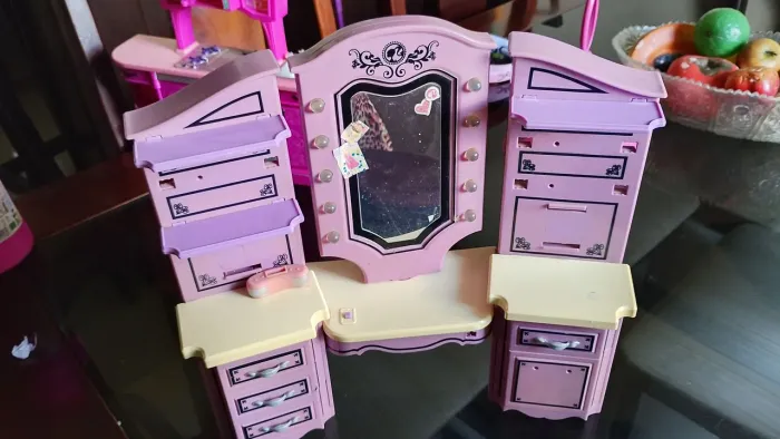 Penteadeira camarim Glam, Barbie Mattel