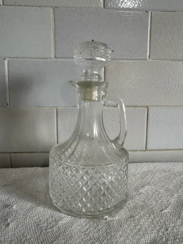 Licoreira em cristal antiga