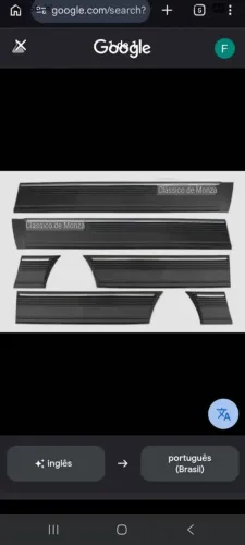 Frisos lateral Monza Classic 4 portas