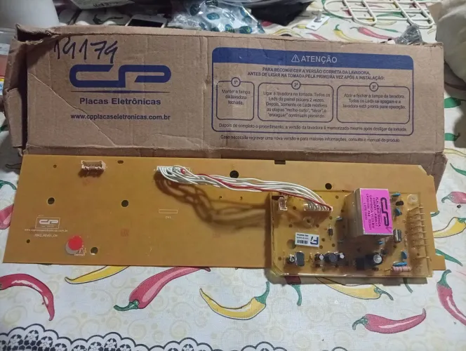 Placa máquina de lavar Brastemp 11 kg