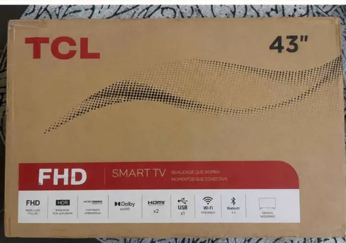 Televisão smart 43 polegadas TCL