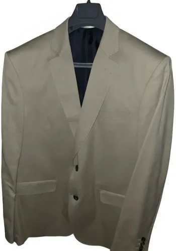 Blazer Masculino Aviator Bege Tamanho 54R - Impecável (Original)