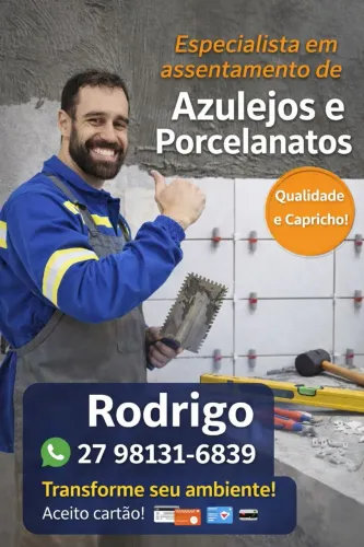 Acabamento- Porcelanato e Azulejo 