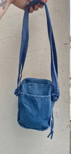 Bolsa farm jeans usada uma vez só.