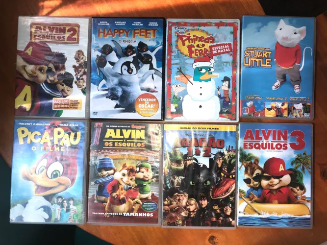Super Lote De DVDS Animações Monte seu Kit