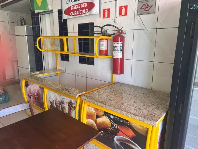 Balcão par sorvete