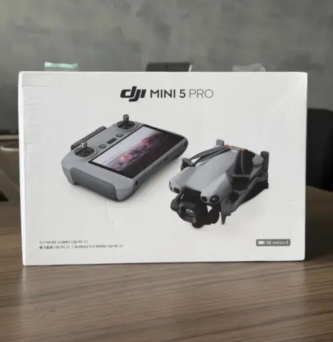 DJI MINI 5 PRO FLY MORE COMBO COM TELA | NOTA FISCAL | LOJA FÍSICA BH