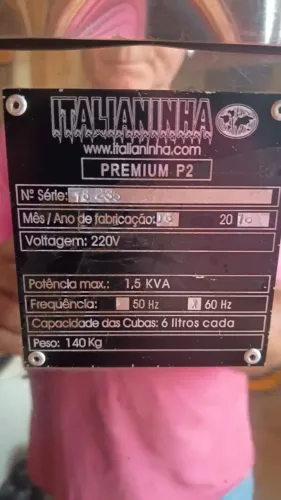 Máquina sorvete Italianinha p2