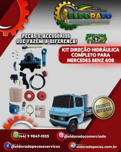Kit direção hidráulica Mercedes Benz 608