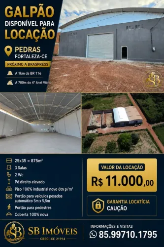 GALPÃO PROXIMO A BR116