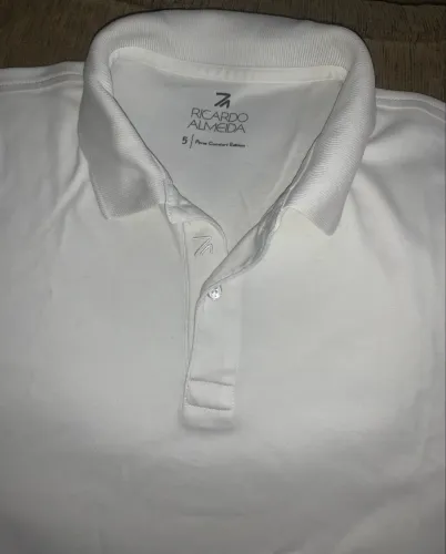 Camisa Polo Ricardo Almeida Tamanho 5 Branca Pima Comfort Edition Tamanho 5 ótimo estado