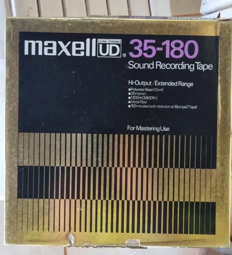 Fita MAXELL UD 35-180 ALUMINIO