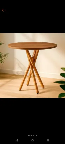 Mesa de jantar redonda 80cm